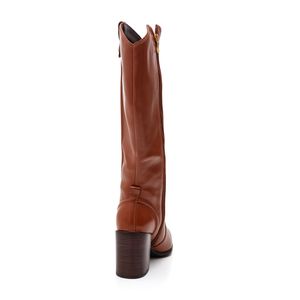 Bota Bottero Cano Longo Feminina Couro 360308 Caramelo