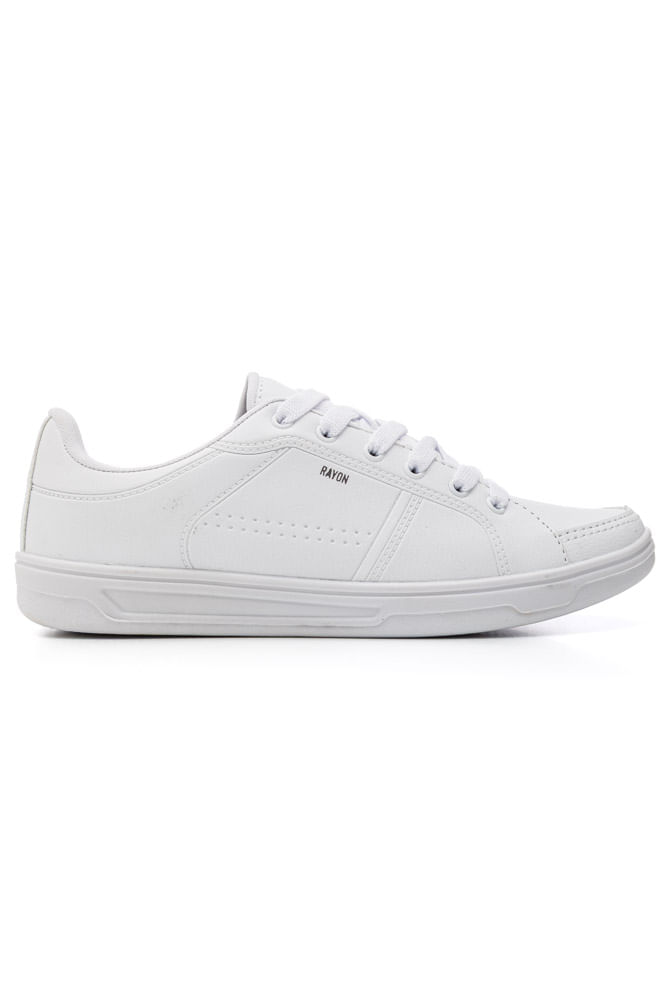 Sapatênis Rayon Casual Masculino Napa R1702 Branco