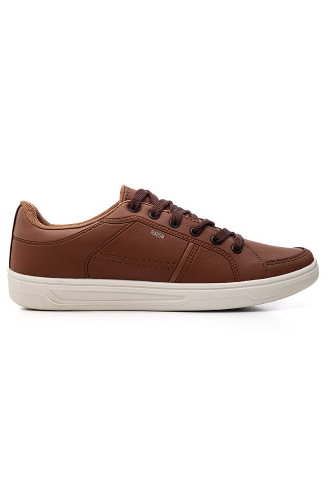 Sapatênis Rayon Casual Masculino Napa R1702 Caramelo
