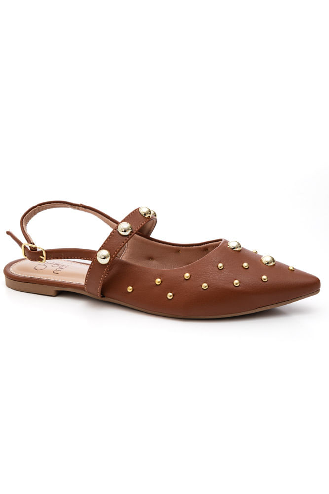 Sapatilha-Cha-De-Mel-Bico-Fino-Feminina-Esferas-3387-Caramelo