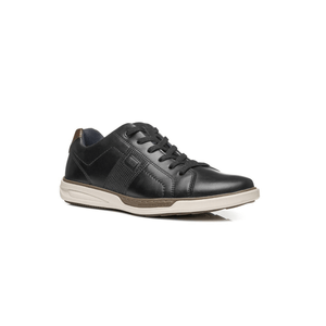 Sapatênis Pegada Casual Masculino Em Couro 111104-05 Preto