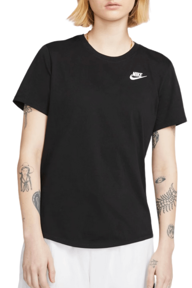 Camiseta-Nike-Sportswear-Feminina-Club-Essentials-Dx7902-010-Preto