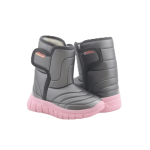 Bota Novopé Be Free Cano Alto Infantil Menina Lã Sintética 99001432 Prata