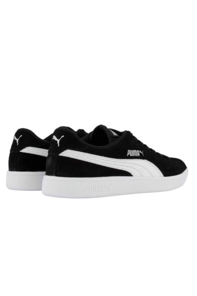 Tênis Puma Smash V2 Feminino Camurça 386162 01 Preto