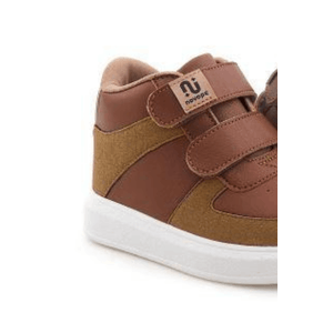 Tênis Novopé Casual Infantil Menino Velcro 98001403-3568 Caramelo