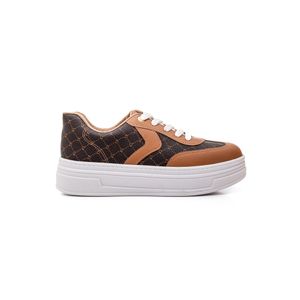 Tênis Beira Rio Casual Feminino Napa Confort 4321.101 Marrom