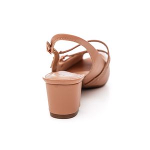 Sapato Beira Rio Slingback Feminina Peep Toe 4777.497 Nude
