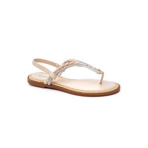Sandália Rasteira Beira Rio Casual Feminina Napa 8472.418 Off-White