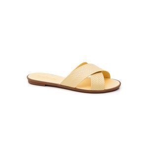Chinelo Moleca Rasteira Feminina Em X  5532.100 Amarelo