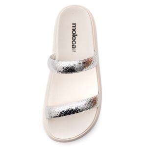 Chinelo Moleca Papete Feminina 5507.101 Off-White