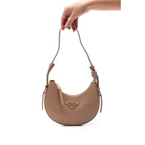 Bolsa Via Marte De Ombro Feminina Shoulder B1-128-01 Bege