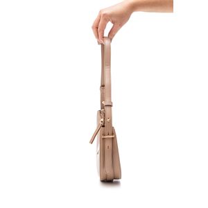 Bolsa Via Marte De Ombro Feminina Shoulder B1-128-01 Bege