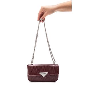 Bolsa Via Marte Feminina Crossbody  B1-163-01 Bordo