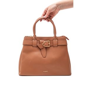 Bolsa Via Marte Tote Bag Feminina Transversal B1-202-01 Marrom