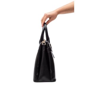 Bolsa Via Marte Tote Bag Feminina Transversal B1-202-01 Preto