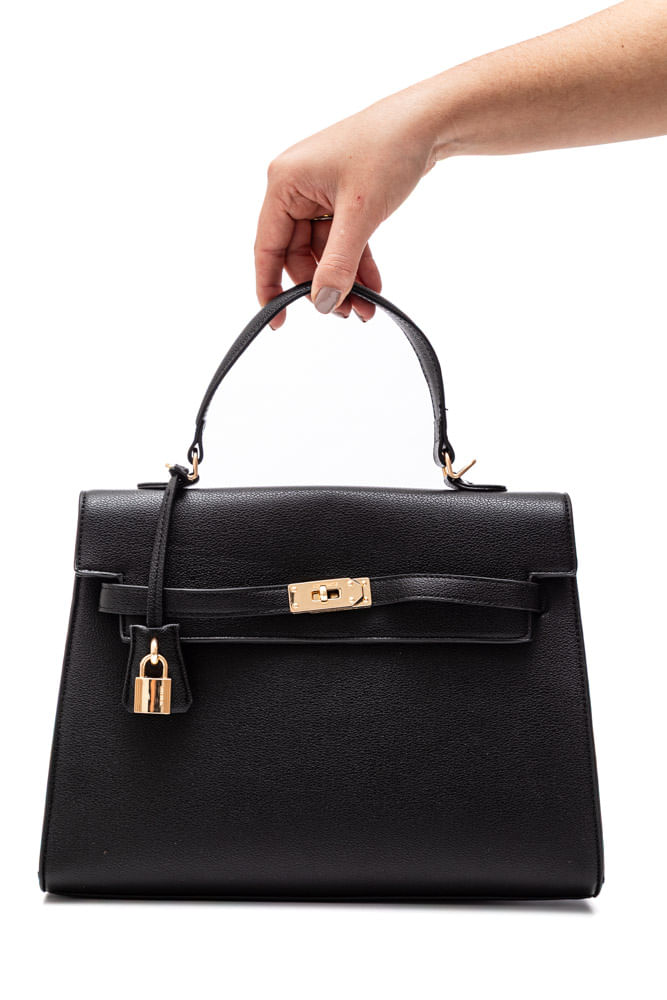 Bolsa Via Marte Tote Bag Feminina Transversal B1-205-01 Preto