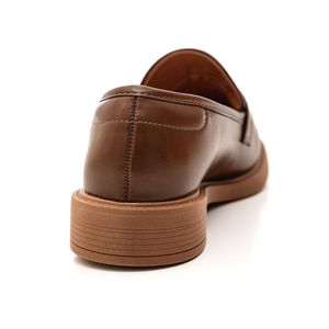Sapato Vizzano Mocassim Feminino Fivela 1453.104 Marrom