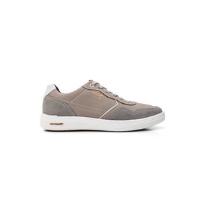 Tênis Pegada Casual Masculino Couro 112003-09 Cinza