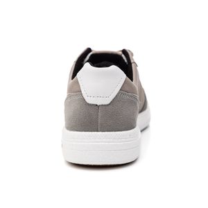 Tênis Pegada Casual Masculino Couro 112003-09 Cinza
