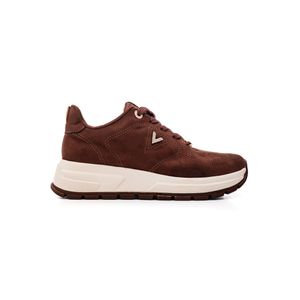 Tênis Via Marte Casual Feminino Camurça 242-002-08 Marrom