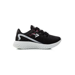 Tênis Box Kids Esportivo Juvenil Menina Tecido Bk1903-138 Preto