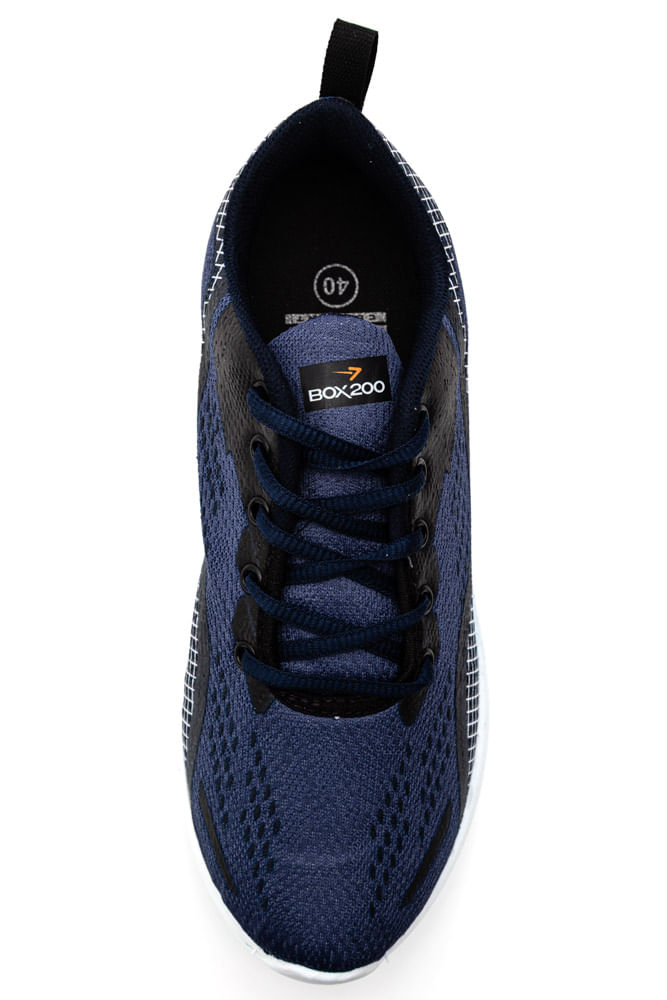 Tênis Box 200 Caminhada Masculino Bx2523 Marinho