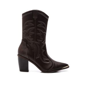 Bota Vizzano Cano Médio Feminina Country 3070.112 Marrom