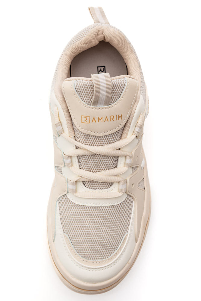 Tênis Ramarim Coconut Feminino Sola Caixa 2594131-01 Off-White