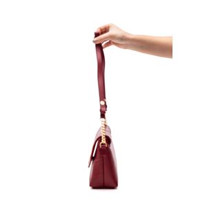 Bolsa Vizzano Transversal Feminina Detalhe Em Corrente 10042.4.2 Vermelho