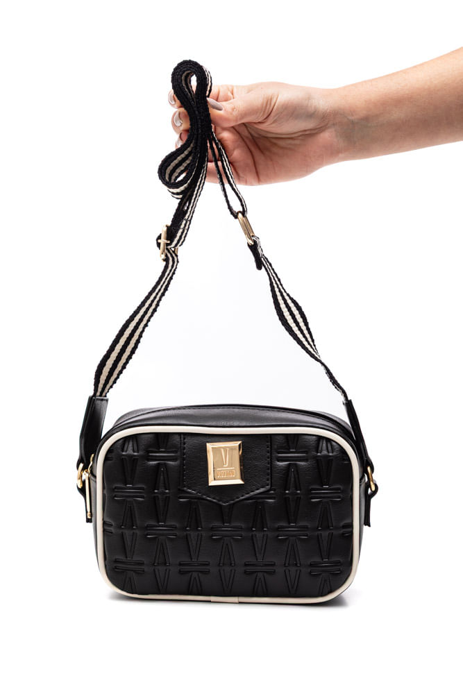 Bolsa Vizzano Alça Transversal Feminina 10003.13.22652 Preto