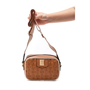 Bolsa Vizzano Alça Transversal Feminina 10003.13.22652 Caramelo