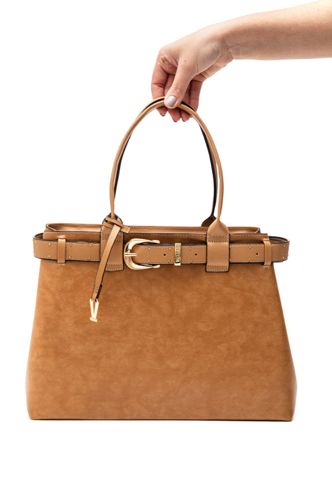 Bolsa Vizzano De Mão Feminina Tote Bag 10100.1.29760 Bege