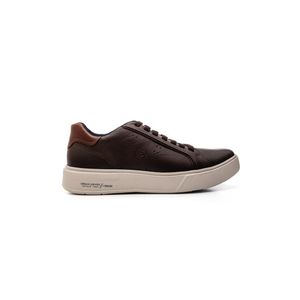 Tênis Casual Pegada Masculino Em Couro Levitech 111901-06 Marrom