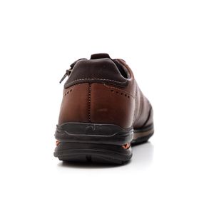 Sapatênis Pegada Casual Masculino Em Couro 114861-01 Marrom