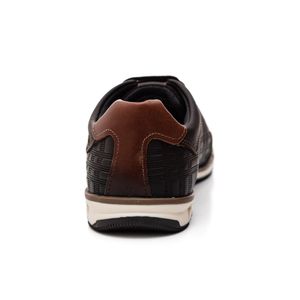 Sapatênis Pegada Casual Masculino Em Couro 119508-06 Marrom