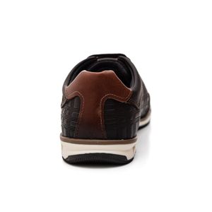 Sapatênis Pegada Casual Masculino Em Couro 119508-06 Marrom