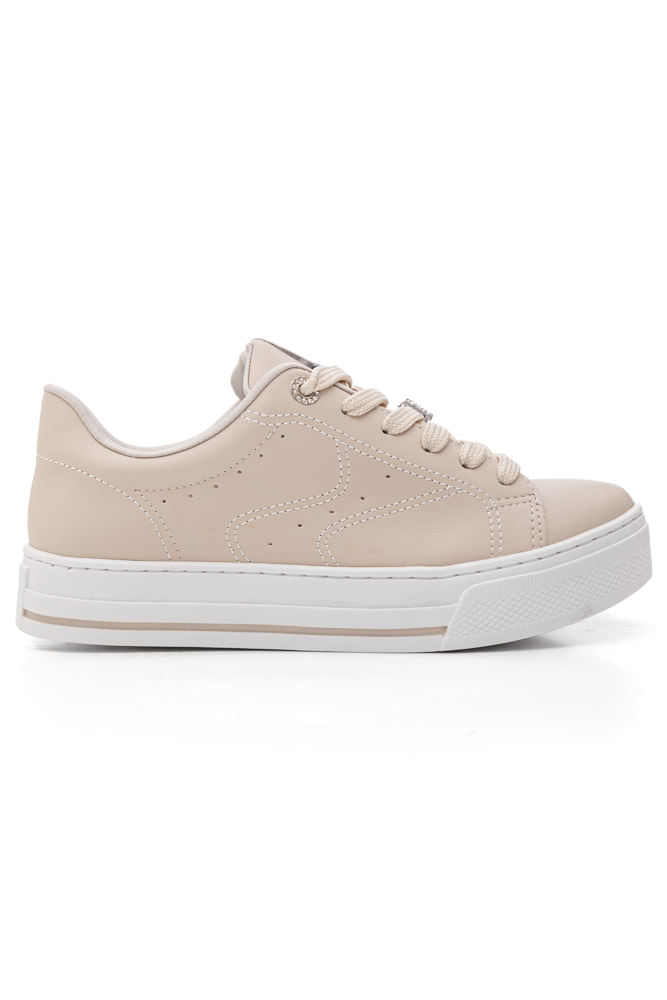 Tenis Casual Via Marte 027-023-02 Bege