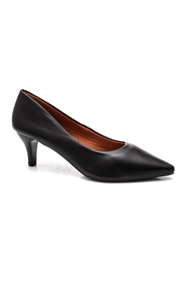 Sapato Chá De Mel Scarpin Feminino Salto Fino 159500 Preto