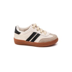 Tênis Billiboo Casual Infantil Unissex Cadarço Elástico Kr050 Bege