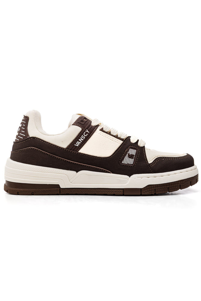 Tenis-Vanscy-Skate-Masculino-V3855-Marrom
