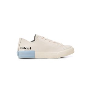 Tênis Colcci Simple Leather Unissex Couro Cl0392-7394 Off-White