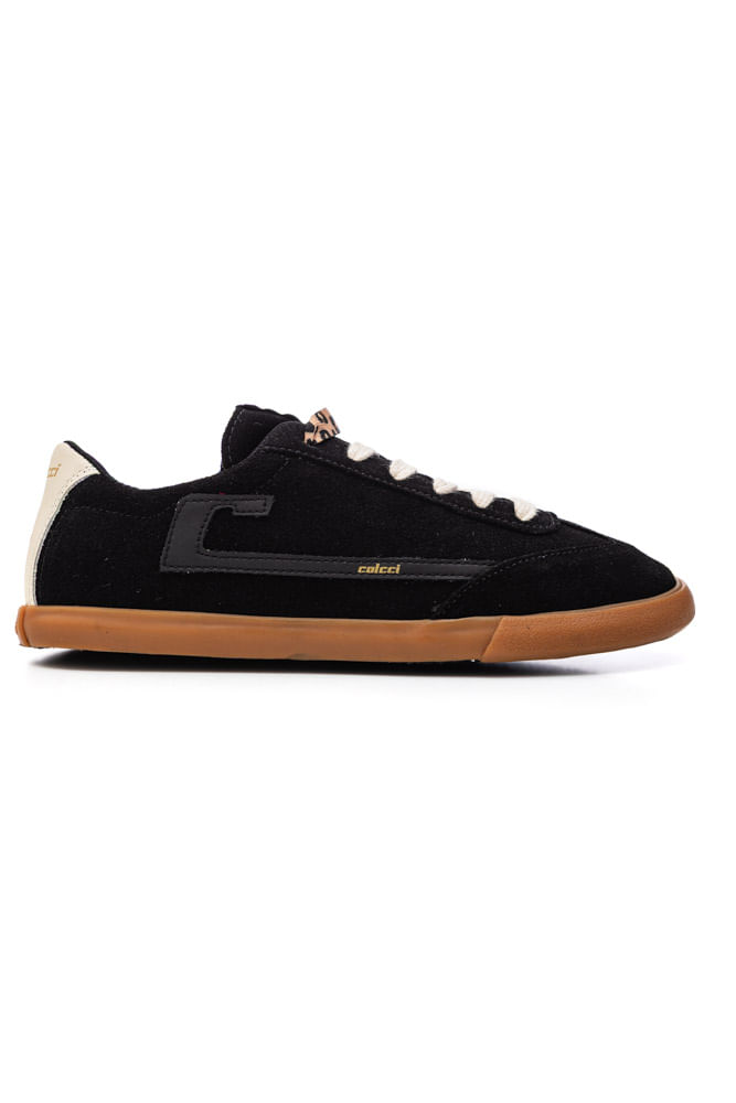 Tênis Colcci Casual Unissex Suede Cl0409-7739 Preto