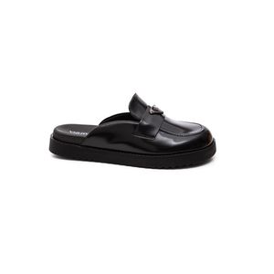 Sapatilha Via Marte Mule Feminino Calf Box 252-002-01 Preto
