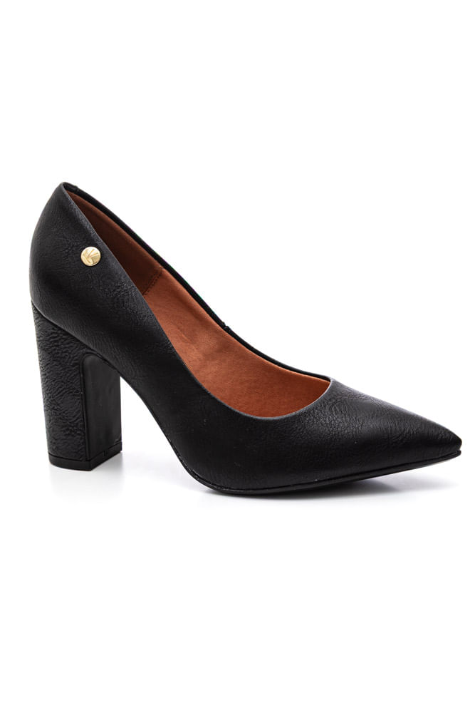 Sapato Vizzano Scarpin Feminino Salto Alto 1285.400 Preto