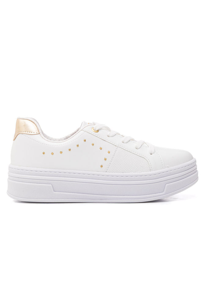 Tênis Beira Rio Casual Feminino Sola Caixa 4321.106 Branco