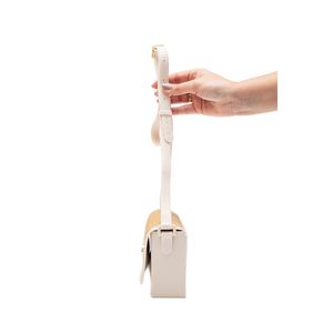 Bolsa Moleca Transversal Feminina Alça Ajustável 50057.4.30257 Off-White