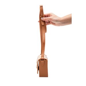 Bolsa Moleca Transversal Feminina Alça Ajustável 50057.4.30257 Caramelo