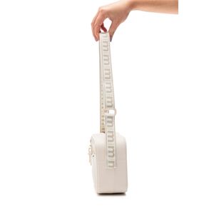 Bolsa Moleca Transversal Feminina Em Pvc -  50048.3 Off-White