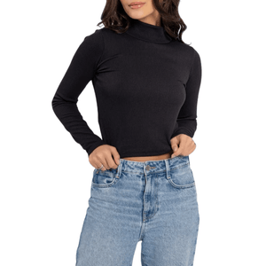 Cropped Chá De Mel Feminino Gola Média 2415 Preto
