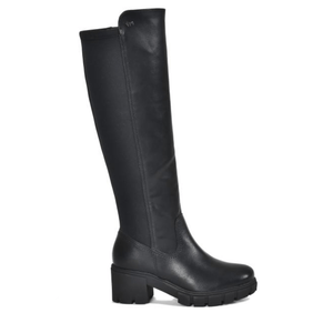 Bota Via Marte Cano Alto Feminina Zíper 001-003 Preto
